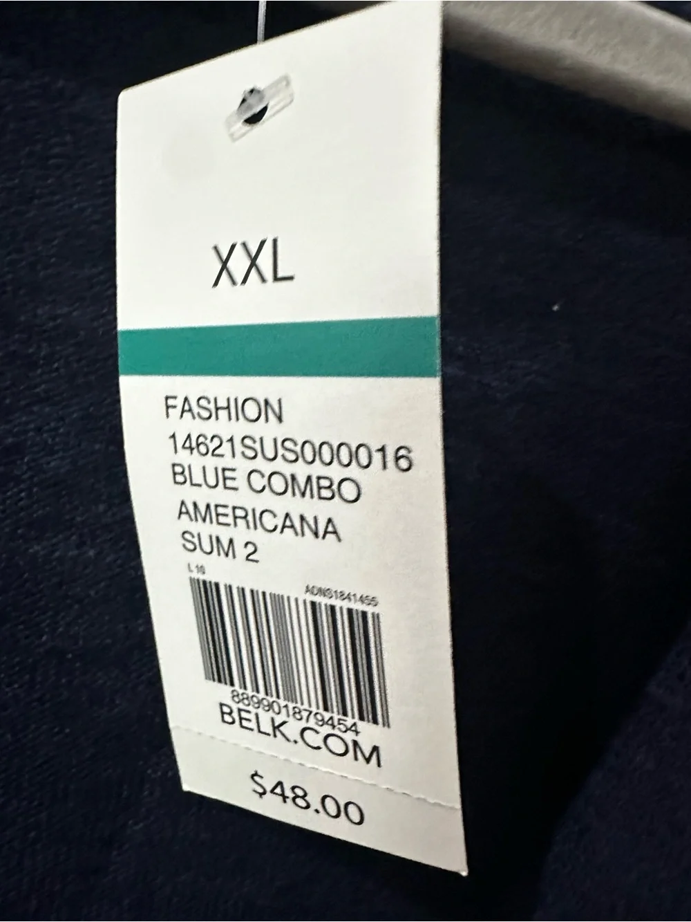 Kim Rogers NWT V Neck 3/4 Sleeve Lightweight Sweater  Striped Blue White